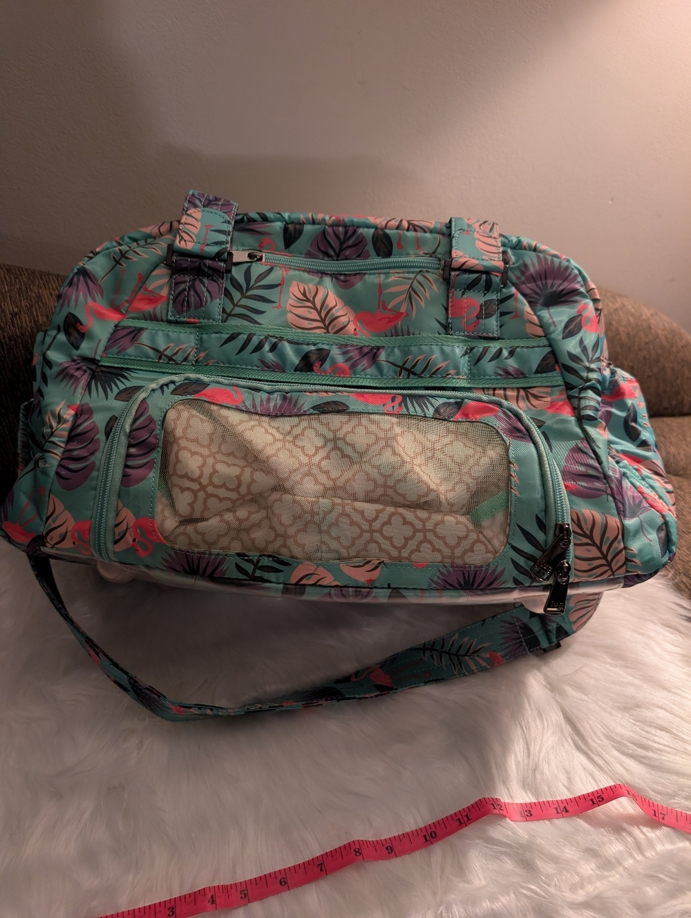 🦩Lug Propeller Flamingo Mint Weekender - Picture 5 of 7